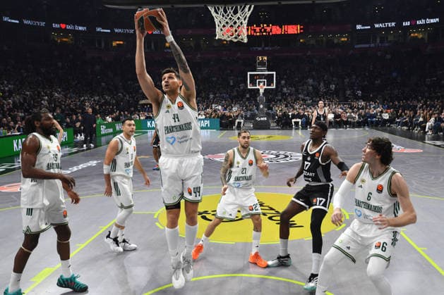 PARTIZAN vs PANATHINAIKOS KONSTANTINOS MITOGLOU, basketball player of Panathinaikos, during the Euroleague match against Partizan, at Belgrade Arena. Belgrade, 05.02.2026. photo: MN PRESS BASKETBALL, EUROLEAGUE, PARTIZAN, PANATHINAIKOS Belgrade Belgrade Arena Serbia Copyright: xMarkoxMetlasx xMNxPressx