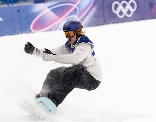 OLYMPICS - Winter Olympic Games, Olympische Spiele, Olympia, OS Milano Cortina 2026 LIVIGNO,ITALY,05.FEB.26 - OLYMPICS, SNOWBOARD - Winter Olympic Games Milano Cortina 2026, Big Air, qualification, men. Image shows Clemens Millauer (AUT).  GEPAxpictures xHaraldxSteiner