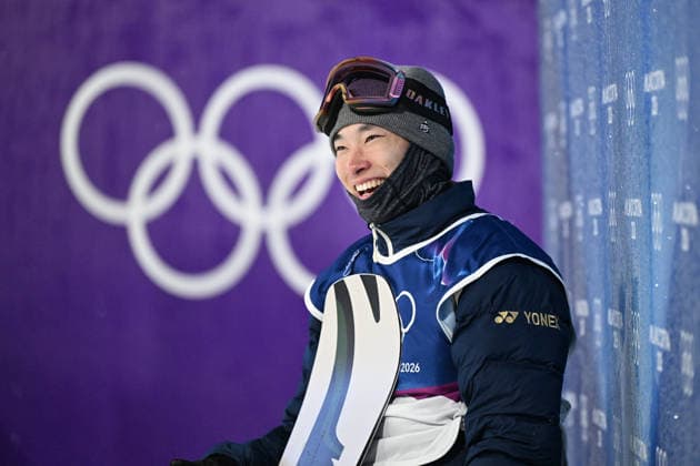 Kira Kimura (JPN), FEBRUARY 5, 2026 - Snowboarding : Men s Big Air Qualification during the Milano Cortina 2026 Olympic Winter games, Winterspiele,Spiele, Summer games at Livigno Snow Park in Livigno, Italy.  aflo_318619390