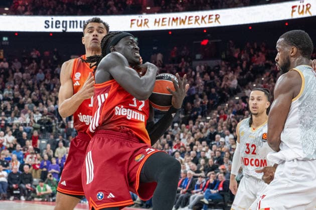 Wenyen Gabriel 32 FC Bayern Basketball , FC Bayern Basketball vs AS Monaco Basket, EuroLeague 27 Matchday, 05 02 2026 Munich Bavaria Germany Copyright: xkolbert-press UlrichxGamelx