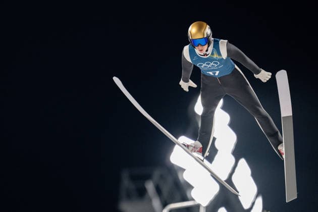 OLYMPICS - Winter Olympic Games, Olympische Spiele, Olympia, OS Milano Cortina 2026 VAL DI FIEMME,ITALY,05.FEB.26 - OLYMPICS, Ski jumping, Skispringen, Ski, nordisch - Winter Olympic Games Milano Cortina 2026, preview, normal hill, training, men. Image shows Alex Insam (ITA).  GEPAxpictures xOliverxLerch