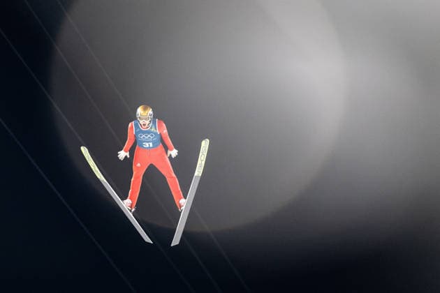 OLYMPICS - Winter Olympic Games, Olympische Spiele, Olympia, OS Milano Cortina 2026 VAL DI FIEMME,ITALY,05.FEB.26 - OLYMPICS, Ski jumping, Skispringen, Ski, nordisch - Winter Olympic Games Milano Cortina 2026, preview, normal hill, training, men. Image shows Gregor Deschwanden (SUI).  GEPAxpictures xOliverxLerch