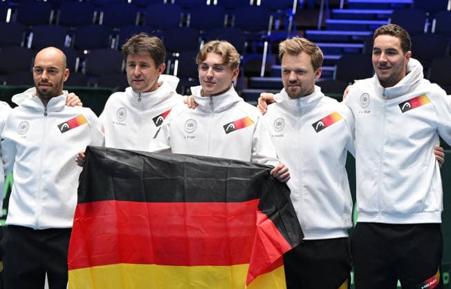 2026 Davis Cup Qualifiers , Düsseldorf Germany Germany vs Peru Official Draw German Team Tim Puetz , Team Captain Michael Kohlmann Kevin Krawietz , Justin Engel , Kevin Krawietz , Jan Lennard Struff