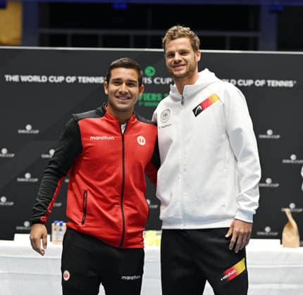 2026 Davis Cup Qualifiers , Düsseldorf Germany Germany vs Peru Official Draw 1 Match Day1 Yannick Hanfmann GER vs Gonzalo Bueno PER