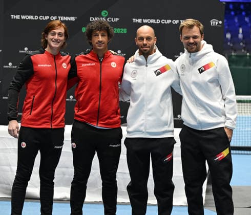 2026 Davis Cup Qualifiers , Düsseldorf Germany Germany vs Peru Official Draw 3 Match Day2 Tim Puetz GER Kevin Krawietz GER vs Ignacio Buse PER A Huertas del Pino PER