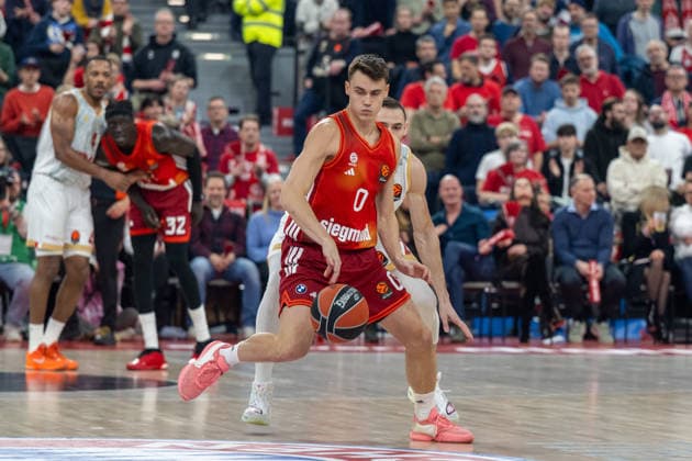 Neno Dimitrijevic 0 FC Bayern Basketball , FC Bayern Basketball vs AS Monaco Basket, EuroLeague 27 Matchday, 05 02 2026 Munich Bavaria Germany Copyright: xkolbert-press UlrichxGamelx