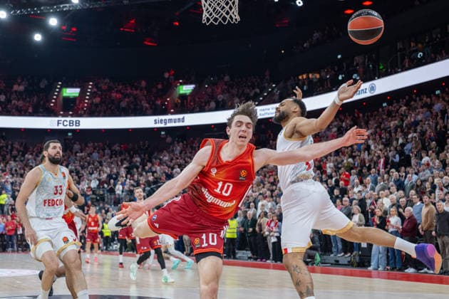 Justin Jessup 10 FC Bayern Basketball , FC Bayern Basketball vs AS Monaco Basket, EuroLeague 27 Matchday, 05 02 2026 Munich Bavaria Germany Copyright: xkolbert-press UlrichxGamelx