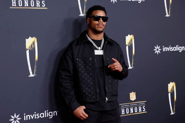 RECORD DATE NOT STATED Abdul Carter arrives on the red carpet at the 2026 NFL, American Football Herren, USA Honors presented by Invisalign in the days leading up to Super Bowl LX in San Francisco on Thursday, February 5, 2026. The New England Patriots will play the Seattle Seahawks in Super Bowl LX at Levi s Stadium in Santa Clara on Sunday, February 8, 2026.  SBP20260205360 JOHNxANGELILLO
