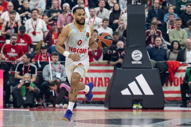 Elie Okobo 0 AS Monaco Basket , FC Bayern Basketball vs AS Monaco Basket, EuroLeague 27 Matchday, 05 02 2026 Munich Bavaria Germany Copyright: xkolbert-press UlrichxGamelx