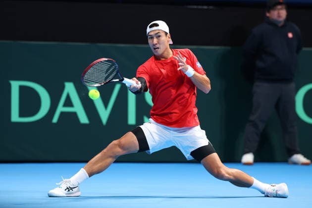 Tennis, Davis Cup, Japan - Austria