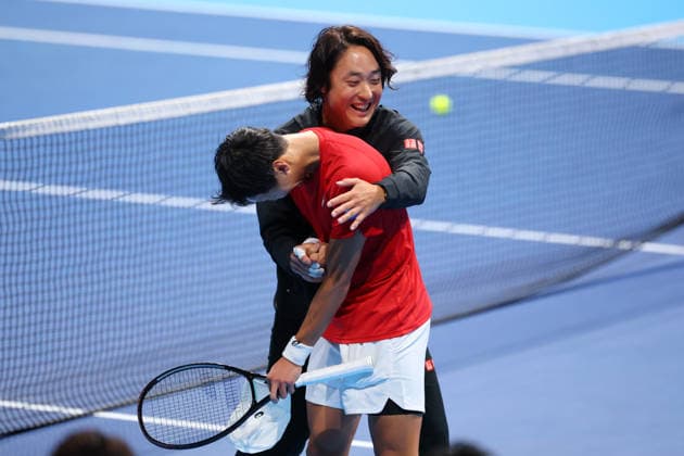 (B-F) Go Soeda, Yosuke Watanuki (JPN), FEBRUARY 6, 2026 - Tennis : 2026 Davis Cup Final Qualifier Round 1 between Japan - Austria at Ariake Colosseum, Tokyo, Japan. Noxthirdxpartyxsales  aflo_318655955