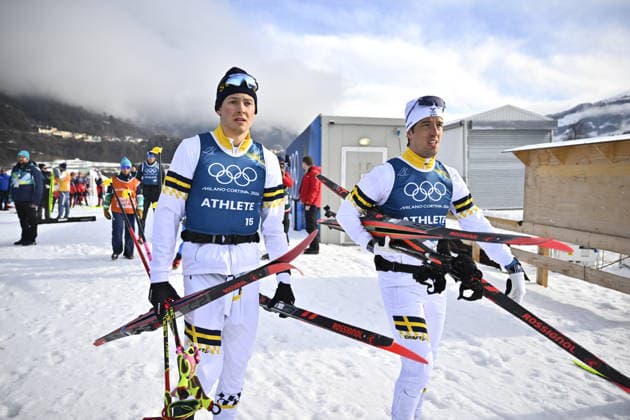 VAL DI FIEMME, ITALY 20260206 Truls Gisselman and Calle Halfvarsson during training before the start of the Olympics. *** The image is included in the SPORTS PACKAGE. For others PAYMENT IMAGE ** VAL DI FIEMME ITALY x10430x *** VAL DI FIEMME, ITALY 20260206 Truls Gisselman and Calle Halfvarsson during training before the start of the Olympics The image is included in the SPORTS PACKAGE For others PAYMENT IMAGE VAL DI FIEMME ITALY x10430x  Copyright: xChristinexOlsson TTx OLYMPICS 2026 SKIING