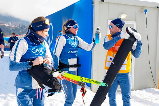BEER Val di Fiemme, Italy 20260206. Kristin Austgulen Fosnaes on her way to training before the Winter Olympics in Milano Cortina 2026.Photo: Lise Aserud NTB Val di Fiemme Italy EDITORIAL USE ONLY. RESTRICTED USE FOR BETTING COMPANIES Ref:_SPOIhr87a7Mdqw.jpg *** BEER Val di Fiemme, Italy 20260206 Kristin Austgulen Fosnaes on her way to training before the Winter Olympics in Milano Cortina 2026 Photo Lise Aserud NTB Val di Fiemme Italy EDITORIAL USE ONLY RESTRICTED USE FOR BETTING COMPANIES  Copyright: xLisexAserudxx xNTBx