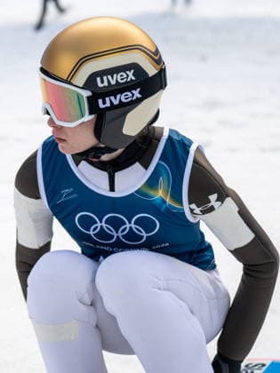 OLYMPICS - Winter Olympic Games, Olympische Spiele, Olympia, OS Milano Cortina 2026 VAL DI FIEMME,ITALY,06.FEB.26 - OLYMPICS, Ski jumping, Skispringen, Ski, nordisch - Winter Olympic Games Milano Cortina 2026, preview, normal hill, training, women. Image shows Nika Prevc (SLO).  GEPAxpictures xOliverxLerch