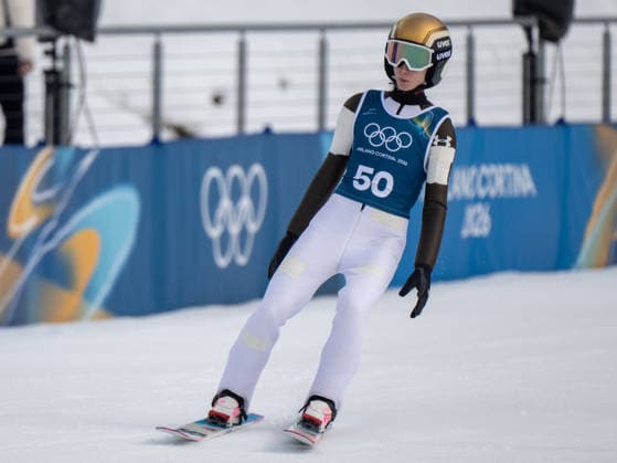 OLYMPICS - Winter Olympic Games, Olympische Spiele, Olympia, OS Milano Cortina 2026 VAL DI FIEMME,ITALY,06.FEB.26 - OLYMPICS, Ski jumping, Skispringen, Ski, nordisch - Winter Olympic Games Milano Cortina 2026, preview, normal hill, training, women. Image shows Nika Prevc (SLO).  GEPAxpictures xOliverxLerch