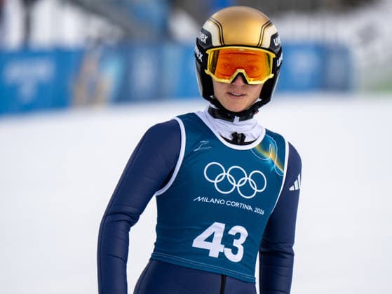 OLYMPICS - Winter Olympic Games, Olympische Spiele, Olympia, OS Milano Cortina 2026 VAL DI FIEMME,ITALY,06.FEB.26 - OLYMPICS, Ski jumping, Skispringen, Ski, nordisch - Winter Olympic Games Milano Cortina 2026, preview, normal hill, training, women. Image shows Katharina Schmid (GER).  GEPAxpictures xOliverxLerch