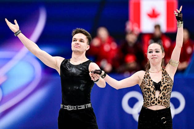 Sofiia DOVHAL & Wiktor KULESZA (POL), during Team Event - Ice Dance Rhythm Dance, at the Olympic Winter games, Winterspiele,Spiele, Summer games Milano Cortina 2026, at Milano Ice Skating Arena, on February 6, 2026 in Milan, Italy. Noxthirdxpartyxsales  aflo_318666405