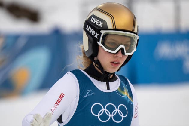 OLYMPICS - Winter Olympic Games, Olympische Spiele, Olympia, OS Milano Cortina 2026 VAL DI FIEMME,ITALY,06.FEB.26 - OLYMPICS, Ski jumping, Skispringen, Ski, nordisch - Winter Olympic Games Milano Cortina 2026, preview, normal hill, training, women. Image shows Meghann Wadsak (AUT).  GEPAxpictures xOliverxLerch