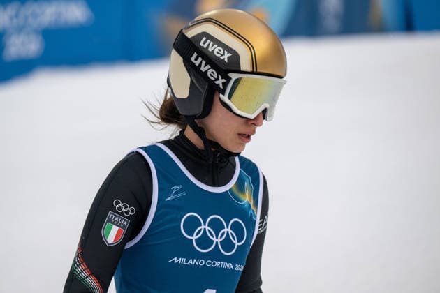 OLYMPICS - Winter Olympic Games, Olympische Spiele, Olympia, OS Milano Cortina 2026 VAL DI FIEMME,ITALY,06.FEB.26 - OLYMPICS, Ski jumping, Skispringen, Ski, nordisch - Winter Olympic Games Milano Cortina 2026, preview, normal hill, training, women. Image shows Martina Ambrosi (ITA).  GEPAxpictures xOliverxLerch