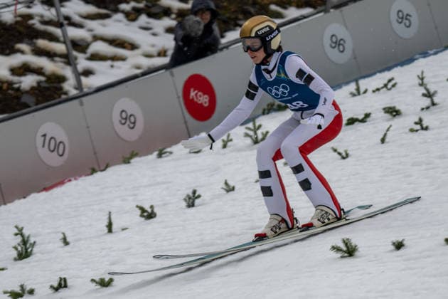 OLYMPICS - Winter Olympic Games, Olympische Spiele, Olympia, OS Milano Cortina 2026 VAL DI FIEMME,ITALY,06.FEB.26 - OLYMPICS, Ski jumping, Skispringen, Ski, nordisch - Winter Olympic Games Milano Cortina 2026, preview, normal hill, training, women. Image shows Lisa Eder (AUT).  GEPAxpictures xOliverxLerch