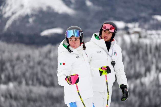 OLYMPICS - Winter Olympic Games, Olympische Spiele, Olympia, OS Milano Cortina 2026 CORTINA D AMPEZZO,ITALY,06.FEB.26 - OLYMPICS, ALPINE SKIING - Winter Olympic Games Milano Cortina 2026, preview, downhill training, women. Image shows Nicol Delago (ITA).  GEPAxpictures xMaticxKlansek