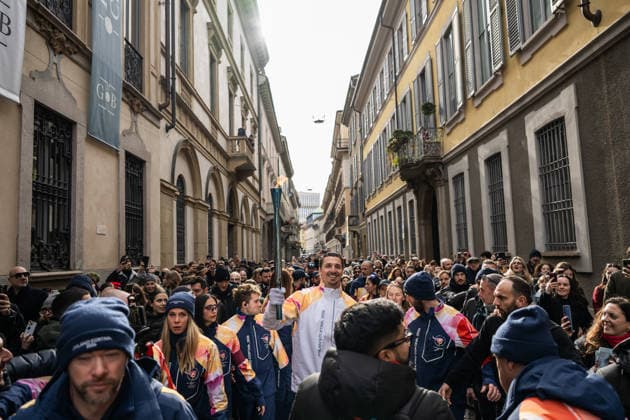 260206 Former football player Zlatan Ibrahimovic of Sweden carrying the Olympic Flame during the final day of the torch relay of the 2026 Winter Olympics on February 6, 2026 in Milan. Photo: Joel Marklund BILDBYRAN kod JM JM0782 bbeng Olympic Games, Olympische Spiele, Olympia, OS olympics winter olympics os ol olympiska spel vinter-os olympiske leker milano cortina 2026 milan cortina 2026 milano cortina 2026 olympic games milano cortina 2026 winter olympic games milano cortina-os milano cortina-ol vinter-ol fackelstafett sverige fotboll fotball football *** 260206 Former football player Zlatan Ibrahimovic of Sweden carrying the Olympic Flame during the final day of the torch relay of the 2026 Winter Olympics on February 6, 2026 in Milan Photo Joel Marklund BILDBYRAN kod JM JM0782 bbeng olympic games olympics winter olympics os ol olympiska spel vinter os olympiske leker milano cortina 2026 milan cortina 2026 milano cortina 2026 olympic games milano cortina 2026 winter olympic games milano cortina os milano cortina ol vinter ol torch relay sverige fotboll fotboll football football  Copyright: JOELxMARKLUND BB260206JM009