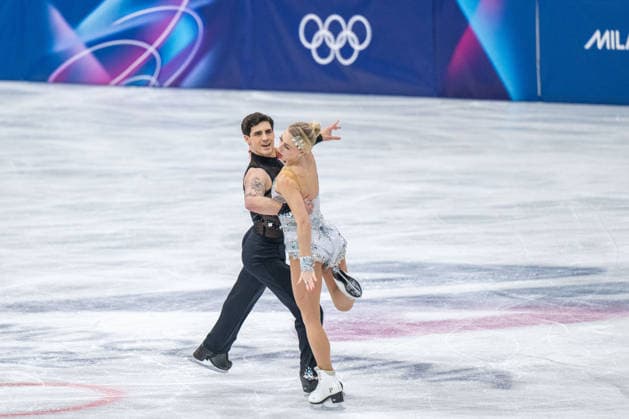 Piper Gilles and Paul Poirier from Canada during the Winter Olympic Games, Olympische Spiele, Olympia, OS Milano Cortina 2026, Milano Ice Skating Arena, on February 6, 2026 in Milano, Italy  Copyright: xFedericoxManoni IPAxSportx xipa-agency.netx xx IPA_71025696 IPA_Agency_IPA71025696