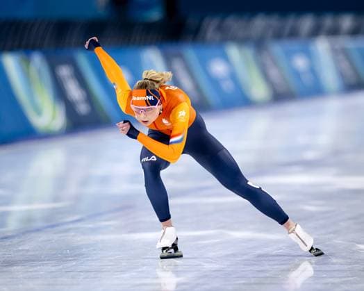 MILAN - Joy Beune during a training session at the Milan Speed skating, Eisschnelllauf Stadium. The speed skaters are preparing for their participation in the Winter Olympics. SEM VAN DER WAL ANP xVIxANPxSportx xxANPxIVx 549797382 originalFilename: 549797382.jpg