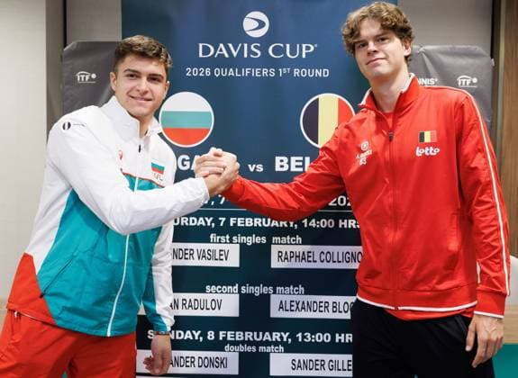 Tennis, Davis Cup, Bulgaria - Belgium