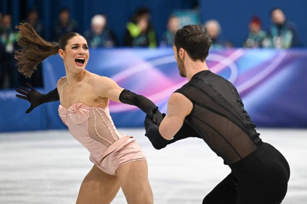 FOURNIER BEAUDRY Laurence CIZERON Guillaume (FRA) during Figure skating, Eiskunstlauf - TEAM competition Dance - Rhythmic Dance, Olympic Winter games, Winterspiele,Spiele, Summer games Milano-Cortina 2026 in Milano, Italy, February 06 2026  Copyright: xFilippoxTomasi IPAxSportx xipa-agency.netx xx IPA_71026547 IPA_Agency_IPA71026547