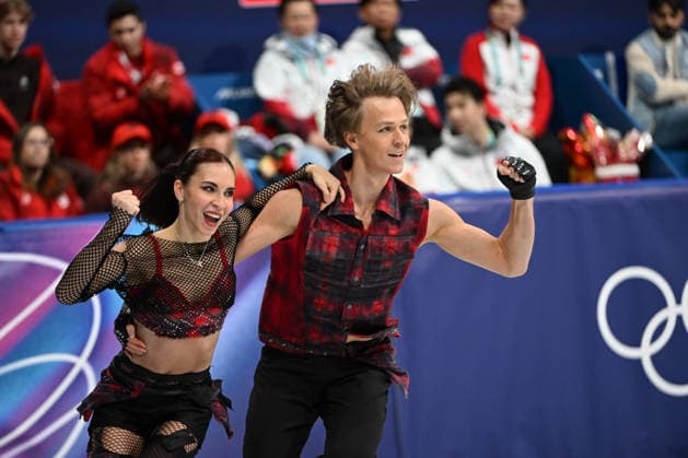 DAVIS Diana SMOLKIN Gleb (GEO) during Figure skating, Eiskunstlauf - TEAM competition Dance - Rhythmic Dance, Olympic Winter games, Winterspiele,Spiele, Summer games Milano-Cortina 2026 in Milano, Italy, February 06 2026  Copyright: xFilippoxTomasi IPAxSportx xipa-agency.netx xx IPA_71026596 IPA_Agency_IPA71026596