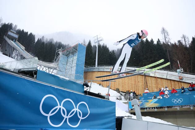 Yuka Seto (JPN), FEBRUARY 6, 2026 - Ski jumping, Skispringen, Ski, nordisch : Women s Individual Normal Hill Official Training during the Milano Cortina 2026 Olympic Winter games, Winterspiele,Spiele, Summer games at Predazzo Ski Jumping Stadium in Predazzo, Italy. Noxthirdxpartyxsales  aflo_318674213