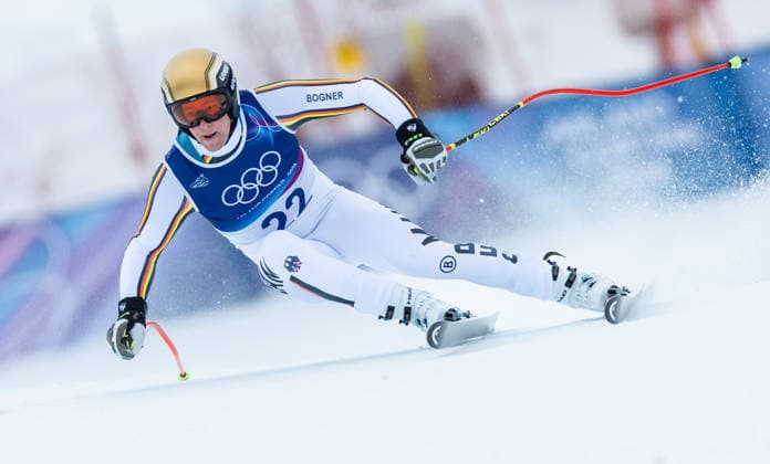 OLYMPICS - Winter Olympic Games, Olympische Spiele, Olympia, OS Milano Cortina 2026 BORMIO,ITALY,06.FEB.26 - OLYMPICS, ALPINE SKIING - Winter Olympic Games Milano Cortina 2026, preview, downhill training, men. Image shows Simon Jocher (GER).  GEPAxpictures xHaraldxSteiner