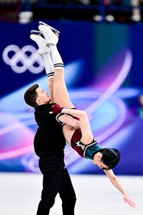 Charlene GUIGNARD & Marco FABBRI (ITA), during Team Event - Ice Dance Rhythm Dance, at the Olympic Winter games, Winterspiele,Spiele, Summer games Milano Cortina 2026, at Milano Ice Skating Arena, on February 6, 2026 in Milan, Italy. Noxthirdxpartyxsales  aflo_318676831