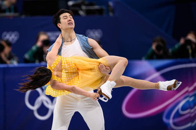 MILANO, ITALY - 6 FEBRUARY, 2026: WANG Shiyue, LIU Xinyu - Olympics, Figure skating, Eiskunstlauf Team Event Ice Dance - Rhythm Dance  Copyright: xVITALIIxKLIUIEVx