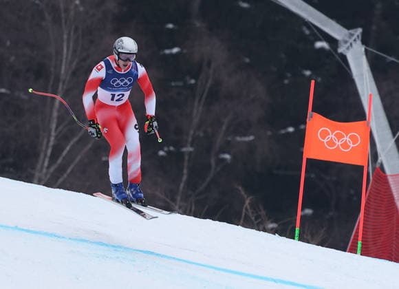 GIOCHI OLIMPICI - Olimpiadi Invernali Milano-Cortina 2026 - Men s Downhill - Training Milano Cortina 2026 - XXV Olympic Winter games, Winterspiele,Spiele, Summer games Bormio- Italy 7 February,2026 Alpine skiing - Training Men s Downhill Image Show: ODERMATT Marco (SUI) Cortina D Ampezzo Italy  Copyright: xIPAxSport ABACAx