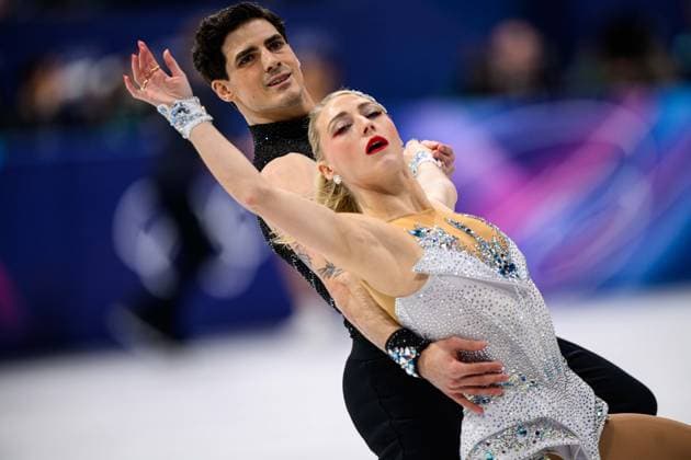MILANO, ITALY - 6 FEBRUARY, 2026: CAN, GILLES Piper, POIRIER Paul - Olympics, Figure skating, Eiskunstlauf Team Event Ice Dance - Rhythm Dance  Copyright: xVITALIIxKLIUIEVx