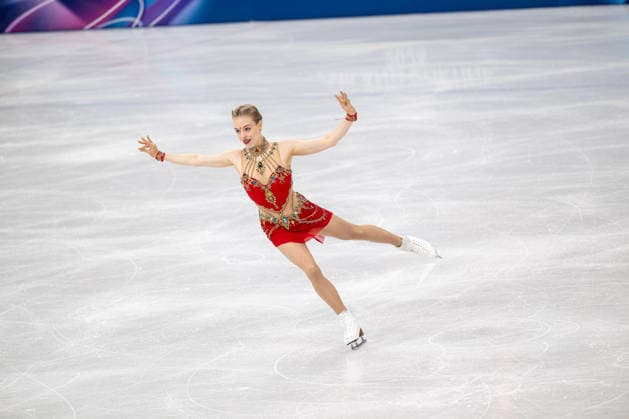 February 6, 2026, Milano, Lombardia, Italy: Anastasiia Gubanova from Georgia during the Winter Olympic Games, Olympische Spiele, Olympia, OS Milano Cortina 2026, Milano Ice Skating Arena, on February 6, 2026 in Milano, Italy Milano Italy - ZUMAm345 20260206_oly_m345_101 Copyright: xFedericoxManonix