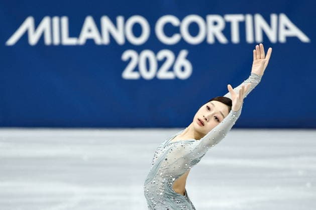 ITALY, MILAN - FEBRUARY 6, 2026: Jia Shin of South Korea performs her routine in the women s singles skating short programme of the team Figure skating, Eiskunstlauf event at Milano Ice Skating Arena as part of the 2026 Winter Olympic Games, Olympische Spiele, Olympia, OS Mikhail Tereshchenko TASS  88281840