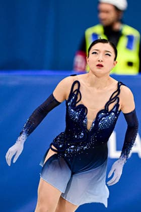 Kaori SAKAMOTO (JPN), during Team Event - Women Single Skating Short Program Warm-Up, at the Olympic Winter games, Winterspiele,Spiele, Summer games Milano Cortina 2026, at Milano Ice Skating Arena, on February 6, 2026 in Milan, Italy. Noxthirdxpartyxsales  aflo_318688623