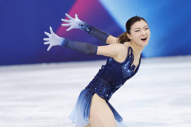 Milan Cortina Olympics: Figure skating, Eiskunstlauf Kaori Sakamoto of Japan performs in the women s short program during the figure skating team event at the Milan Cortina Olympics at Milano Ice Skating Arena in Milan on Feb. 6, 2026.  A14AA0005249554P