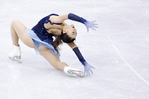 Milan Cortina Olympics: Figure skating, Eiskunstlauf Kaori Sakamoto of Japan performs in the women s short program during the figure skating team event at the Milan Cortina Olympics at Milano Ice Skating Arena in Milan on Feb. 6, 2026.  A14AA0005249555P