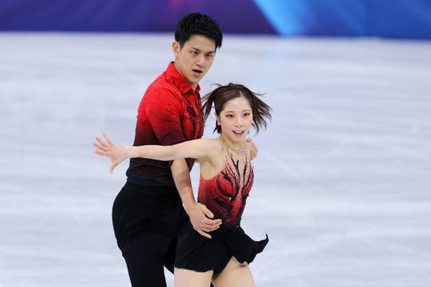 Riku Miura & Ryuichi Kihara (JPN), FEBRUARY 6, 2026 - Figure skating, Eiskunstlauf : Team Pairs Short Program during the Milano Cortina 2026 Olympic Winter games, Winterspiele,Spiele, Summer games at Milano Ice Skating Arena in Milan, Italy. Noxthirdxpartyxsales  aflo_318689483