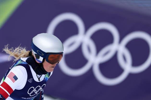 Olympische Winterspiele Milano Cortina 2026 Frauen Abfahrt 2. Offizielles Training am 06.02.2026 im Tofane Alpine Skiing Centre in Cortina d™Ampezzo Lindsey Vonn ( USA ) *** Olympic Winter Games Milano Cortina 2026 Women Downhill 2 Official training on 06 02 2026 at the Tofane Alpine Skiing Center in Cortina d™Ampezzo Lindsey Vonn USA xMSx