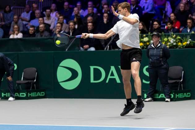 Davis Cup Germany Peru, 06 02 2026 Yannick Hanfmann GER during the Davis Cup Davis Cup Germany Peru at CASTELLO on February 6, 2026 in Duesseldorf, Germany Copyright: xBEAUTIFULxSPORTS KennyxBeelex