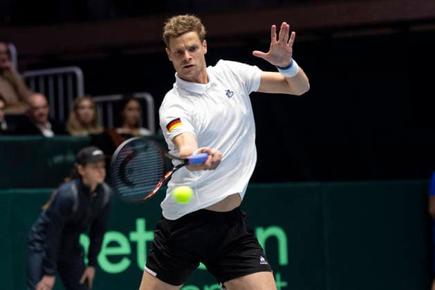 Davis Cup Germany Peru, 06 02 2026 Yannick Hanfmann GER during the Davis Cup Davis Cup Germany Peru at CASTELLO on February 6, 2026 in Duesseldorf, Germany Copyright: xBEAUTIFULxSPORTS KennyxBeelex
