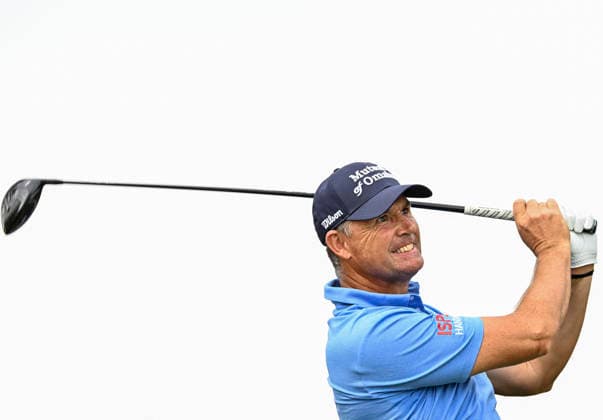 QATAR MASTERS 2026- SECOND ROUND Padraig Harrington of Ireland tees off on the 6th hole during second round of the Qatar Masters 2026 golf tournament at the Doha Golf Club on February 06, 2026. DOHA Qatar Copyright: xNOUSHADx