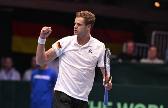 2026 Davis Cup Qualifiers , Düsseldorf Germany Germany vs Peru Day1 Match1 Yannik Hanfmann GER vs Gonzalo Bueno PER Opening Ceremony Yannik Hanfmann GER