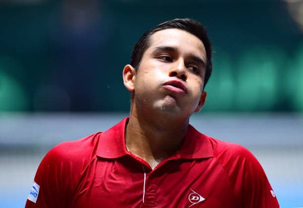 Tennis Davis Cup 2026 Germany Peru on 06 02 2026 at the Castello in Düsseldorf Gonzalo Bueno PER North Rhine-Westphalia Germany