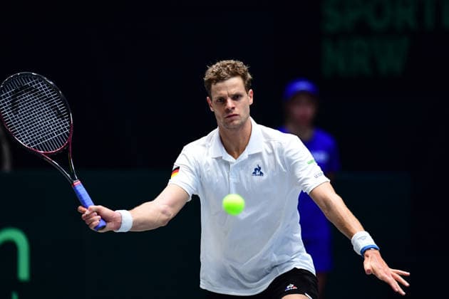 Tennis Davis Cup 2026 Germany Peru on 06 02 2026 at the Castello in Düsseldorf Yannick Hanfmann GER North Rhine-Westphalia Germany